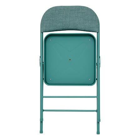 Chaise rembourrée verte