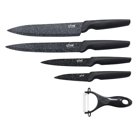 Coffret 5 couteaux de cuisine avec éplucheur