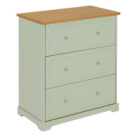 Commode 3 tiroirs céladon