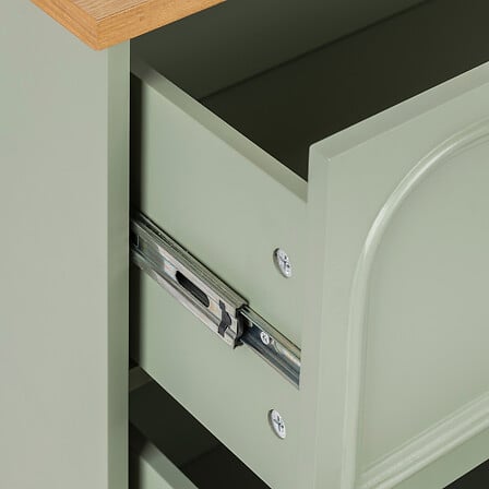 Commode 3 tiroirs céladon