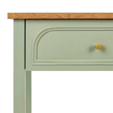 Console 2 tiroirs céladon