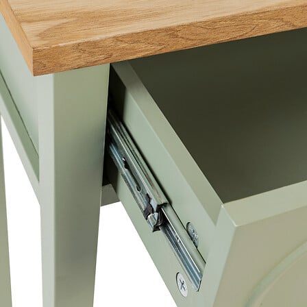 Console 2 tiroirs céladon