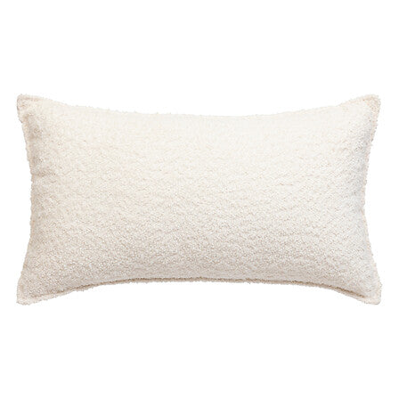 Coussin bouclette 30 x 50 cm ivoire