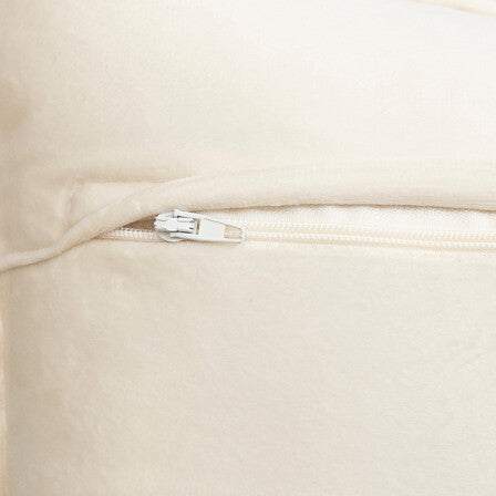 Coussin bouclette 30x50 cm ivoire