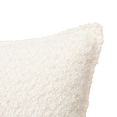 Coussin bouclette 30 x 50 cm ivoire