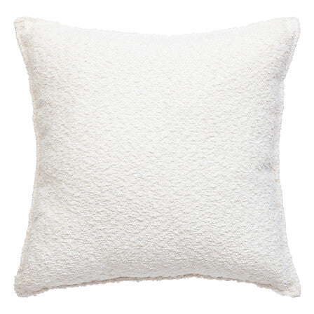 Coussin bouclette 45 x 45 cm ivoire