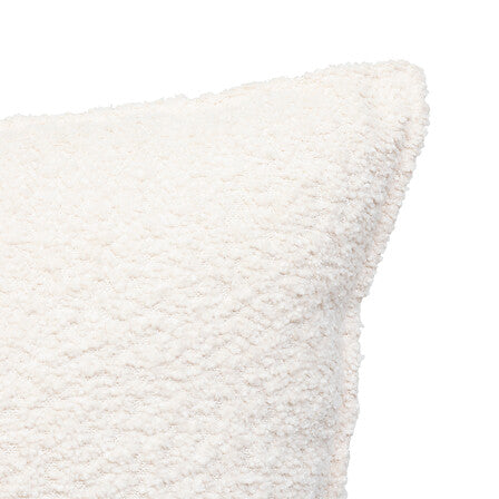 Coussin bouclette 45x45 cm ivoire