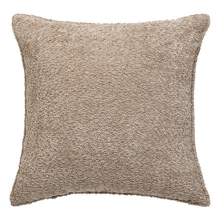 Coussin bouclette 45 x 45 cm taupe