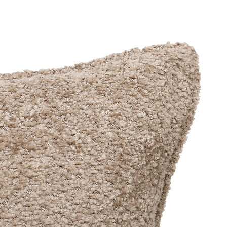 Coussin bouclette 45 x 45 cm taupe