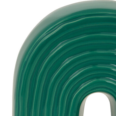 Déco à poser arche haut 18 cm céramique vert