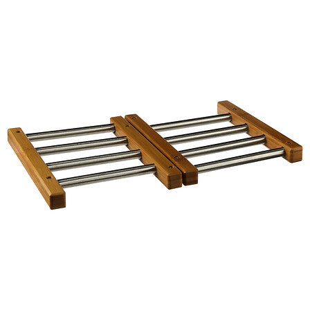 Dessous de plat extensible bambou et inox