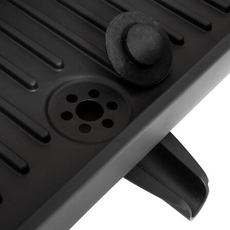 Egouttoir 1 niveau extensible métal noir