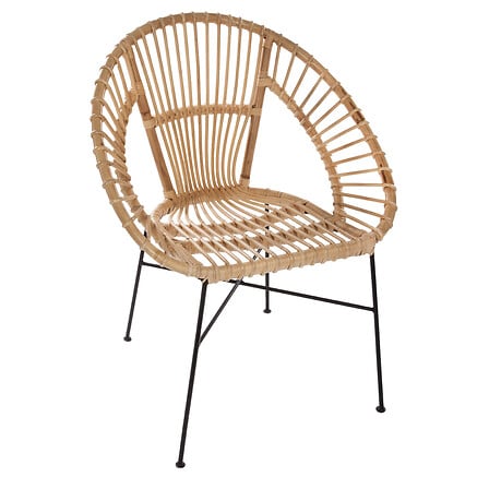 Fauteuil rotin naturel