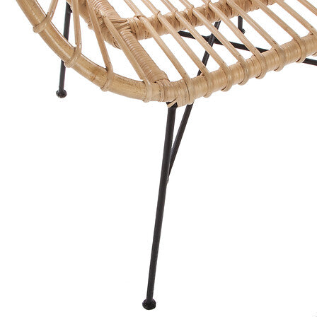 Fauteuil rotin naturel