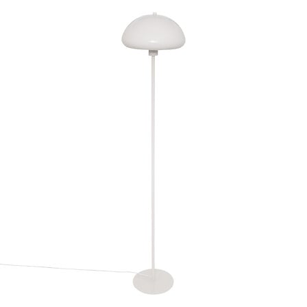 Lampadaire droit haut 140 cm métal argile