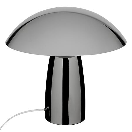 Lampe champignon Omia haut 34 cm argent