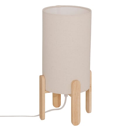Lampe Rafa haut 37 cm pied bois