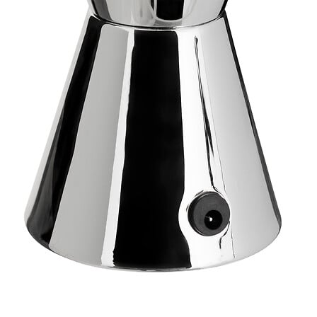 Lampe tornade Lava haut 36,5 cm argent