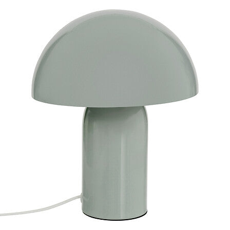 Lampe a poser design champignon en metal 24.5cm vert celadon - luminaire decoration pack mobilier LMNP