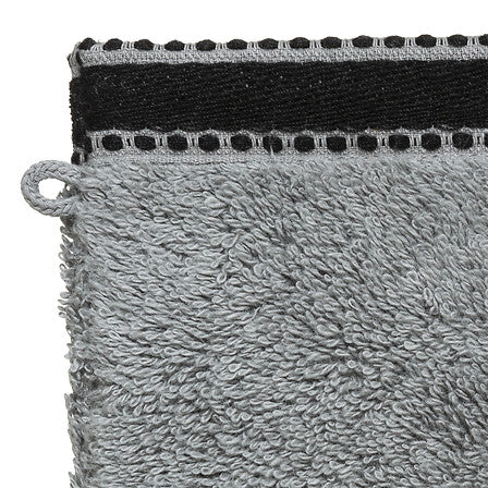Lot de 2 gants 15 x 21 cm coton 550 gsm gris foncé