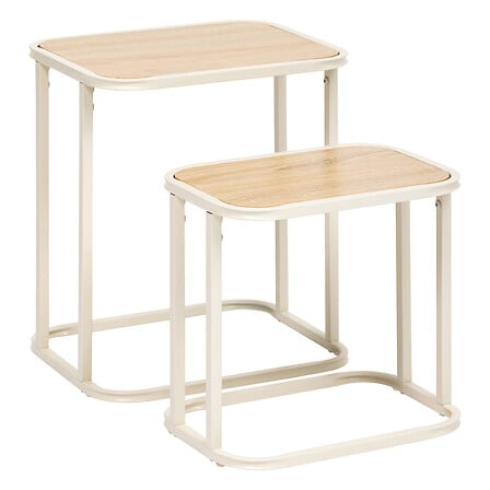 Tables gigognes beige