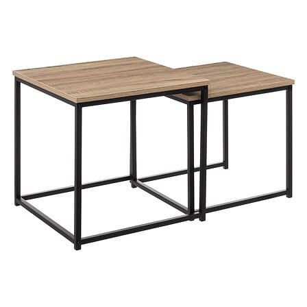 Lot de 2 tables gigognes
