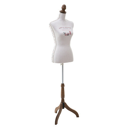 Mannequin sur pied Poésie à l'anglaise haut 157,5 cm bois