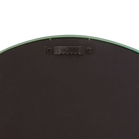 Miroir forme organique 33 x 25 cm plastique vert