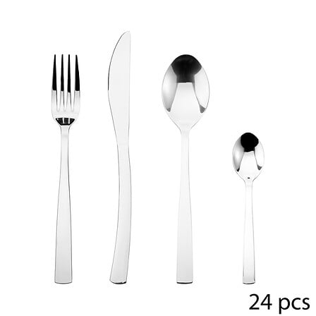 Ménagère 24 pièces inox