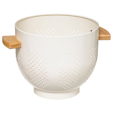 Passoire Modern color 4,5 l métal blanc