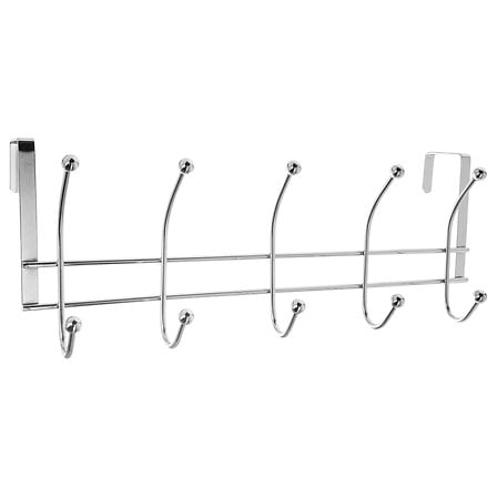 Patère de porte 10 têtes inox