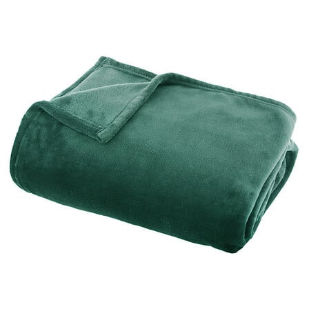 Plaid 130 x 180 cm flanelle vert