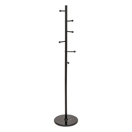Porte-manteaux Blackmarble+ 6 tiges métal noir