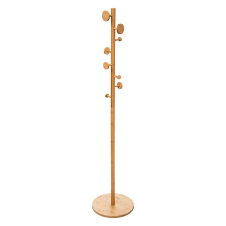 Porte-manteaux 8 tiges bambou