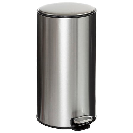 Poubelle à pédale Delta 30 l métal inox