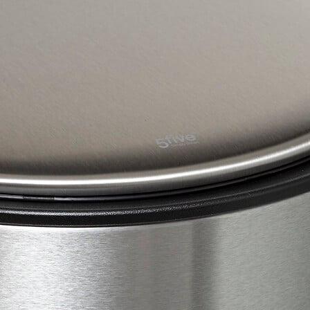 Poubelle à pédale Delta 30 l métal inox