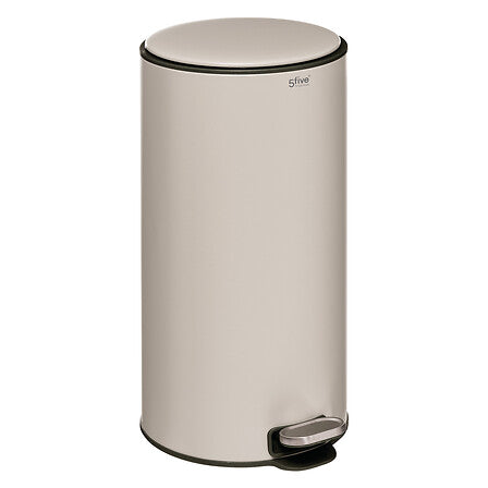 Poubelle à pédale Delta 30 l métal argile
