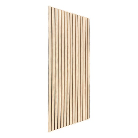 Panneau mural décoratif 120 x 60 MDF effet bois clair