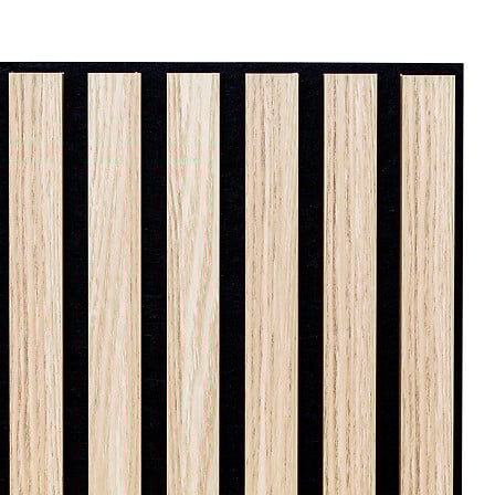 Panneau mural décoratif 60 x 60 MDF effet bois clair