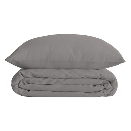 Parure de lit percale de coton vert jade 240x220cm housse de couette et taie oreiller - accessoire decoration pack mobilier LMNP