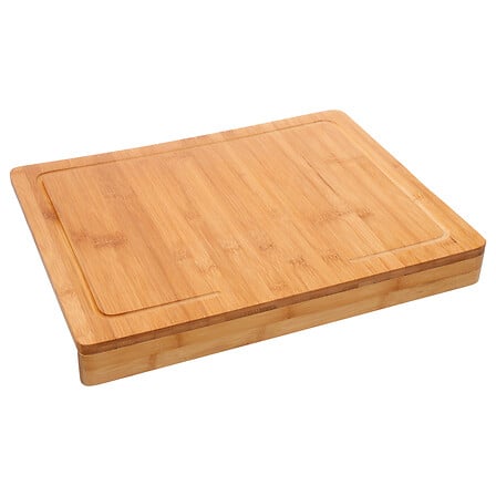 Planche à découper rebord 45 x 34 cm bambou