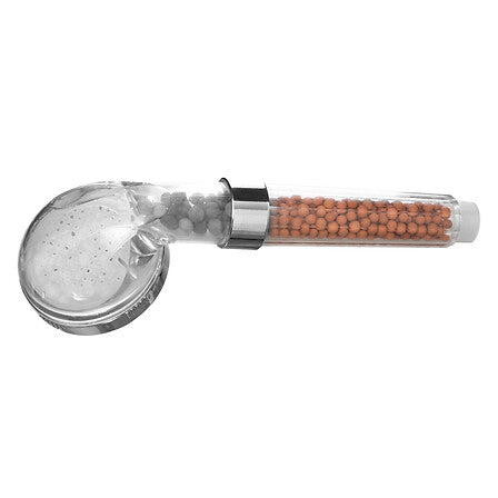 Pommeau de douche filtrant à billes
