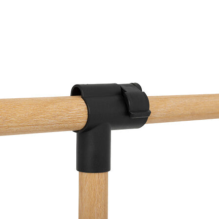 Portant simple métal et bois