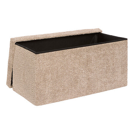 Pouf pliant avec coffre