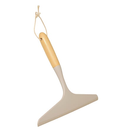 Raclette a vitres manche bambou lame blanche avec cordelette d accroche - accessoire decoration pack mobilier LMNP