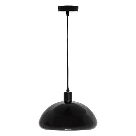 Suspension Savio diam 27 cm métal noir