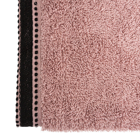 Serviette de bain 50 x 90 cm coton 550 gsm rose