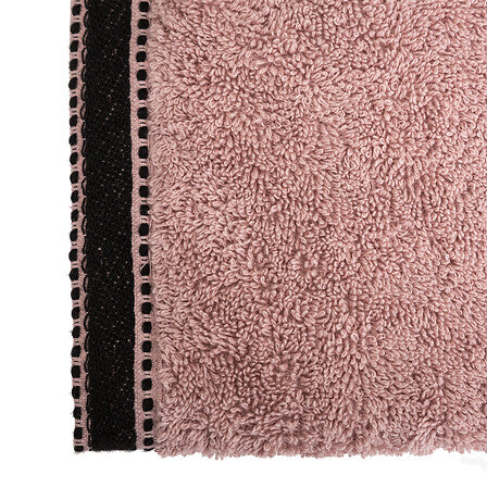 Serviette de toilette 30 x 50 cm coton 550 gsm rose