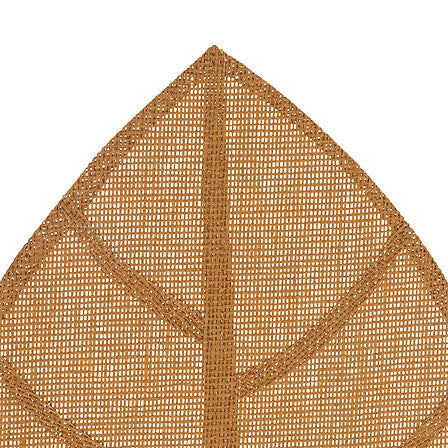 Set de table Feuille 50 x 33 cm marron clair