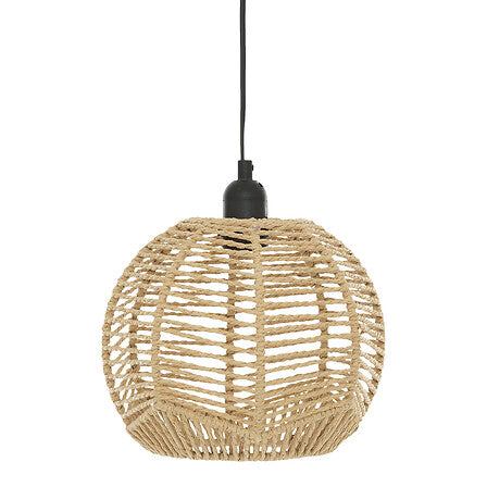 Suspension diam 24 cm corde naturel